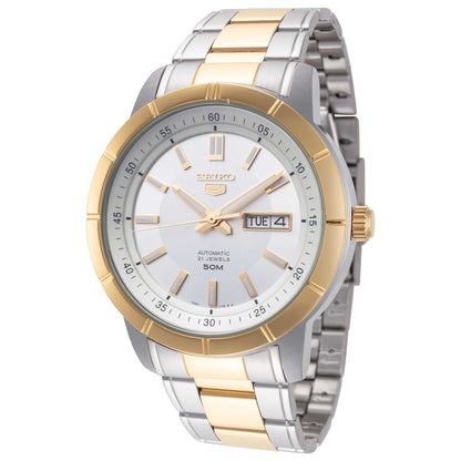 Front view of Seiko Series 5 Men's Automatic Watch SNKN58