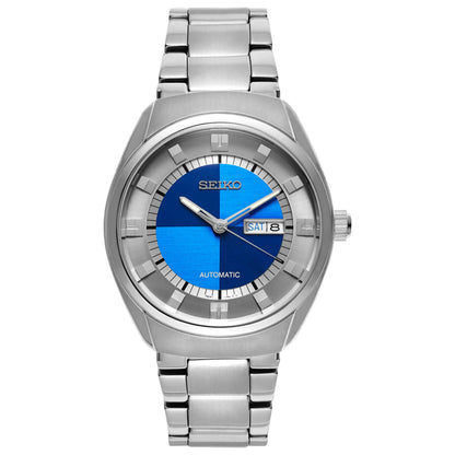 Front view of Seiko Recraft Series Men's Malaysian Mechanical Automatic (Self-Winding) Watch SNKN73