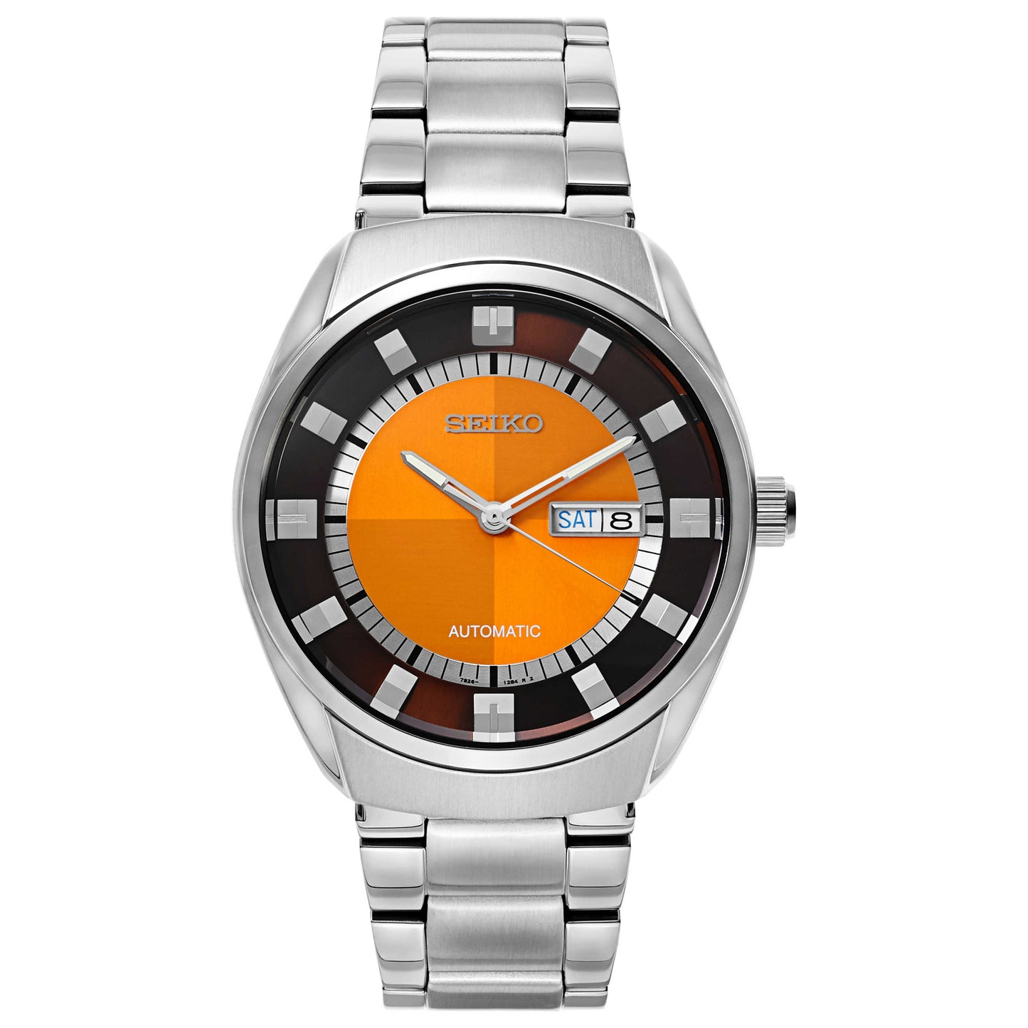 Front view of Seiko Recraft Series Men's Malaysian Mechanical Automatic (Self-Winding) Watch SNKN75