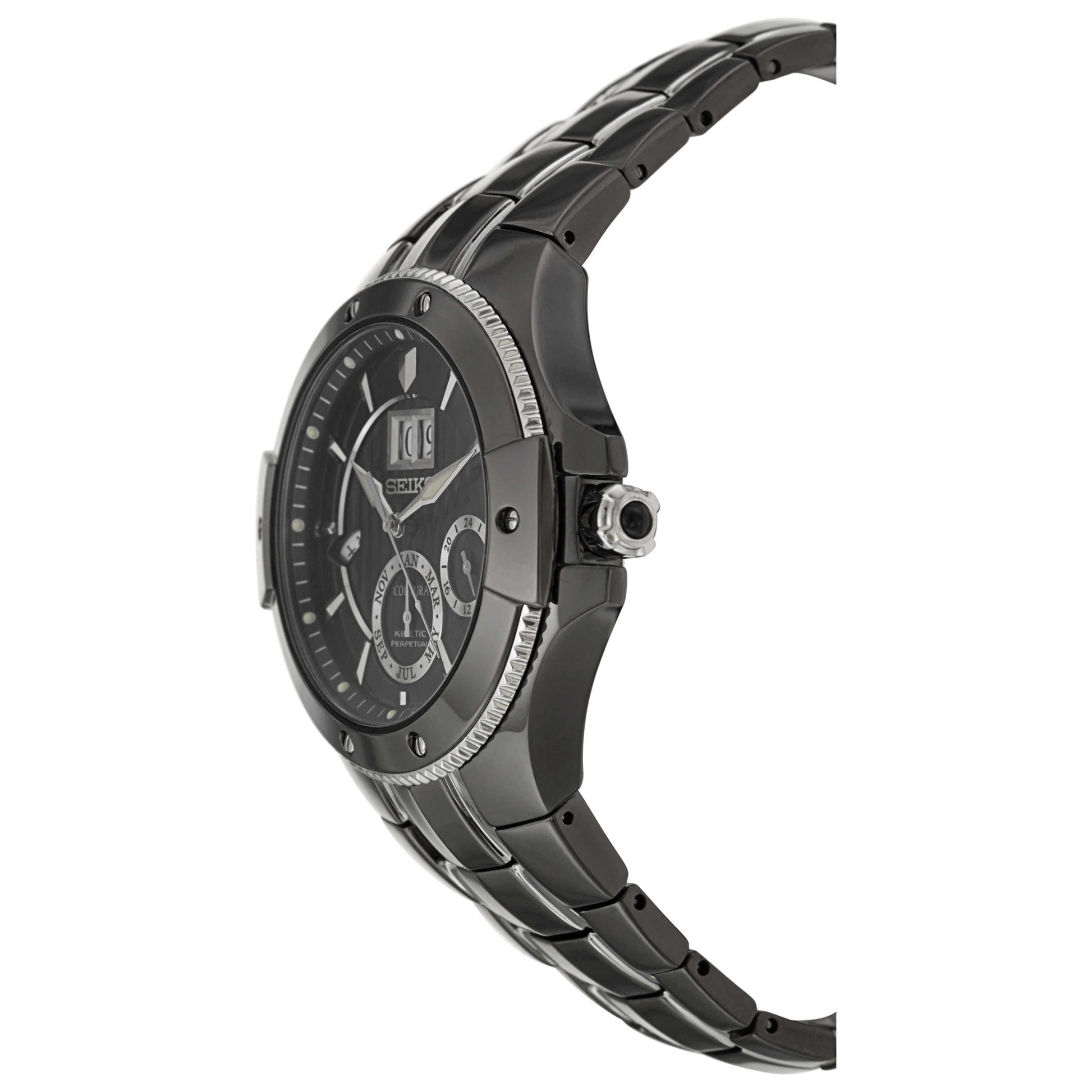 Seiko Coutura Men's Kinetic Powered/Autoquartz Watch SNP075P1 - Image #4