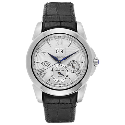 Front view of Seiko Le Grand Sport Men's Kinetic Powered/Autoquartz Watch SNP107