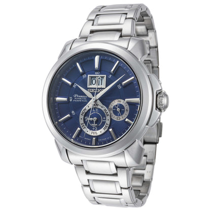 Front view of Seiko Premier Men's Quartz Watch SNP161P1