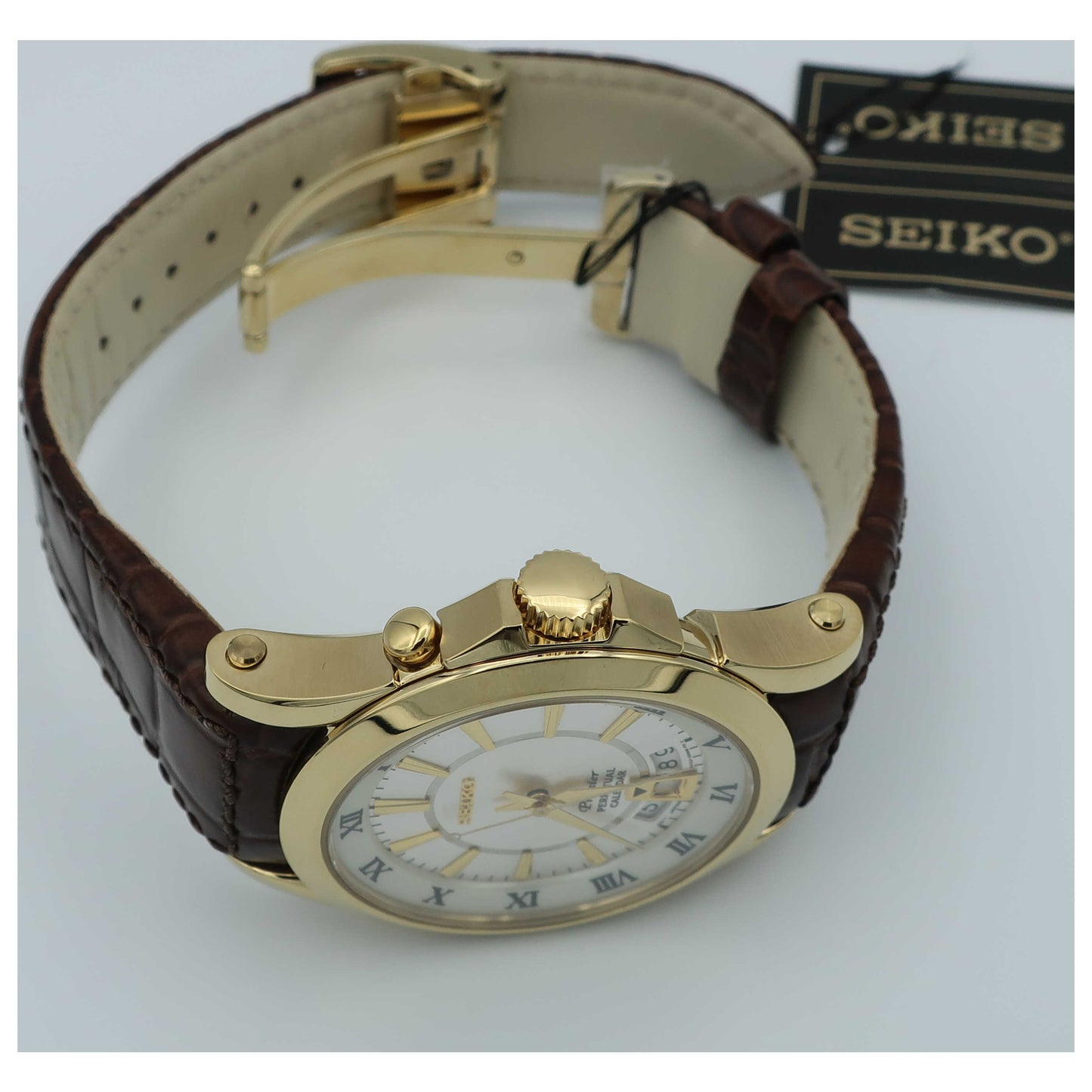 Seiko Premier Men's Japanese Quartz (Battery-Powered) Watch SNQ118-SD - Image #8