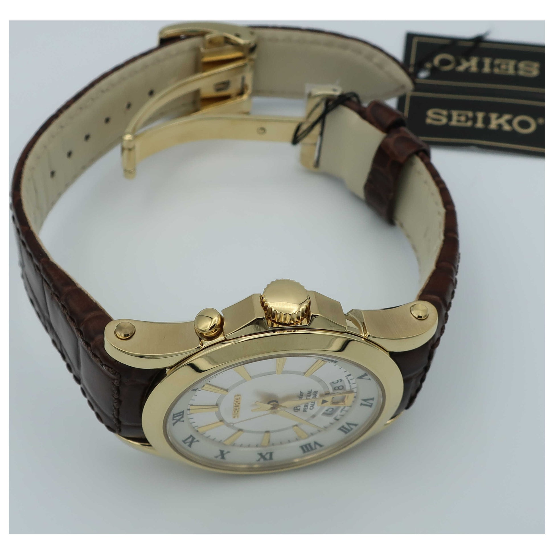 Seiko Premier Men's Japanese Quartz (Battery-Powered) Watch SNQ118-SD - Image #8