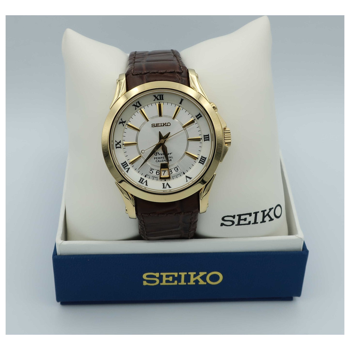 Seiko Premier Men's Japanese Quartz (Battery-Powered) Watch SNQ118-SD - Image #6
