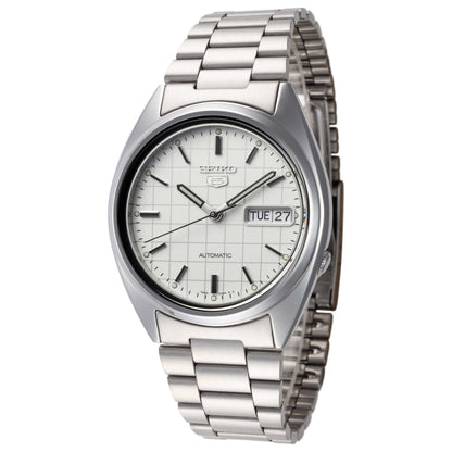 Front view of Seiko Series 5 Men's Automatic Watch SNXF05K1
