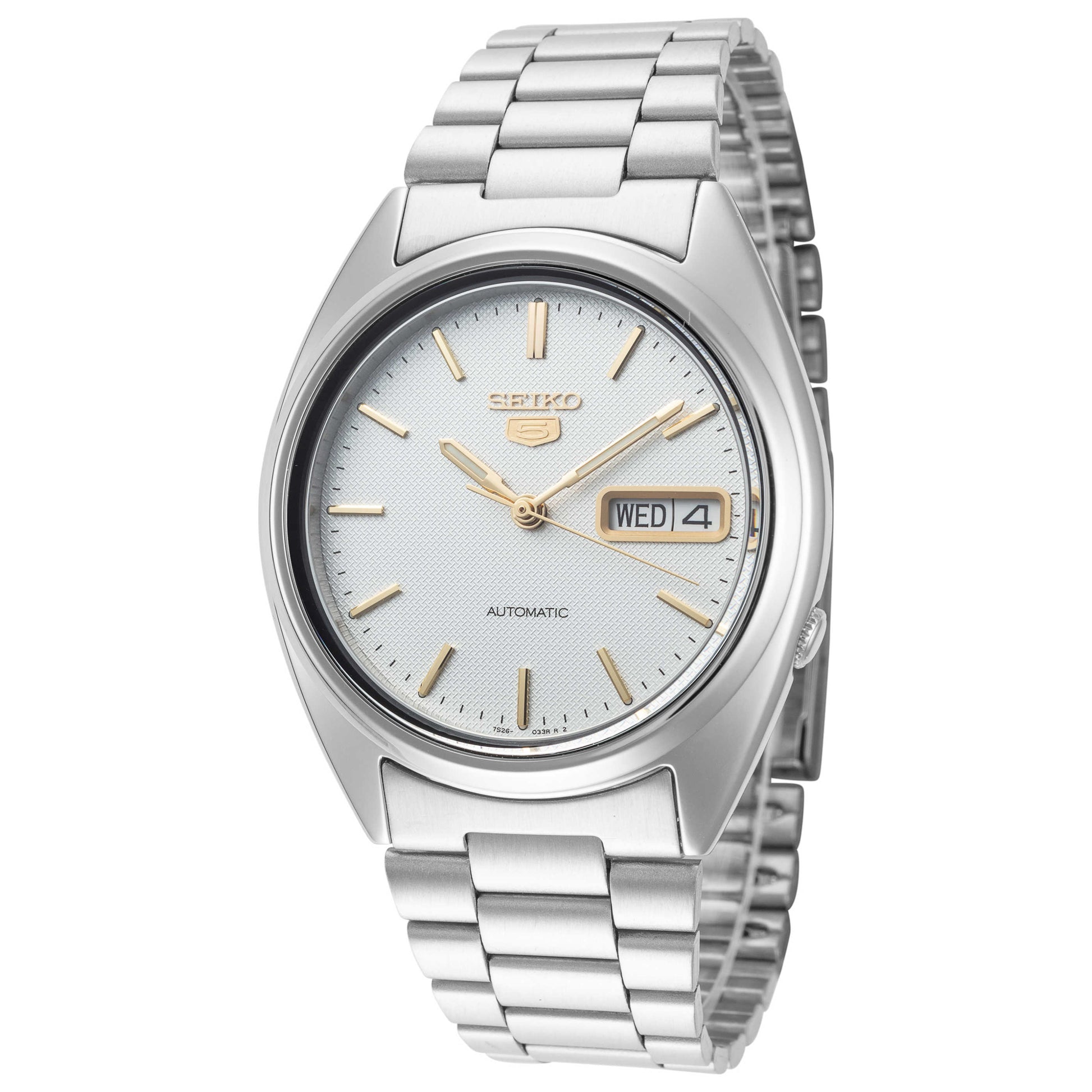 Front view of Seiko Series 5 Men's Automatic Watch SNXG47K1