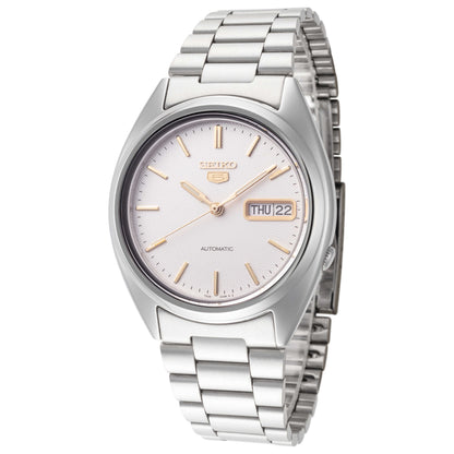 Front view of Seiko Series 5 Men's Automatic Watch SNXG47