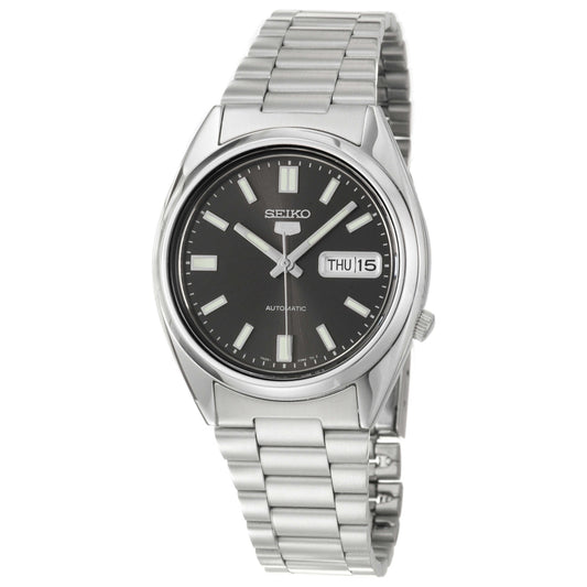 Front view of Seiko Series 5 Men's Automatic Watch SNXS79