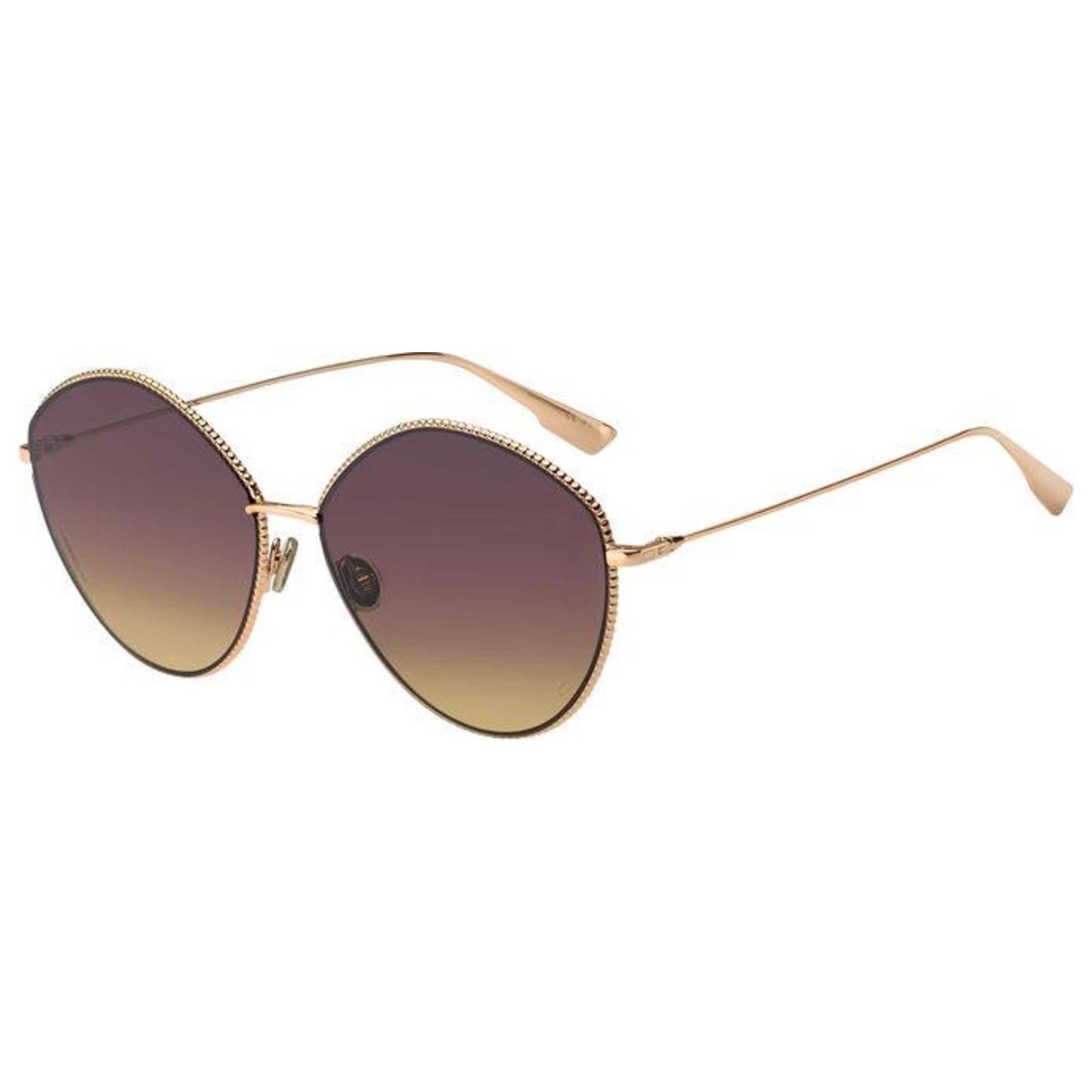 Front view of Christian Dior Society Women's Sunglasses SOCIETY4S-DDB-DG