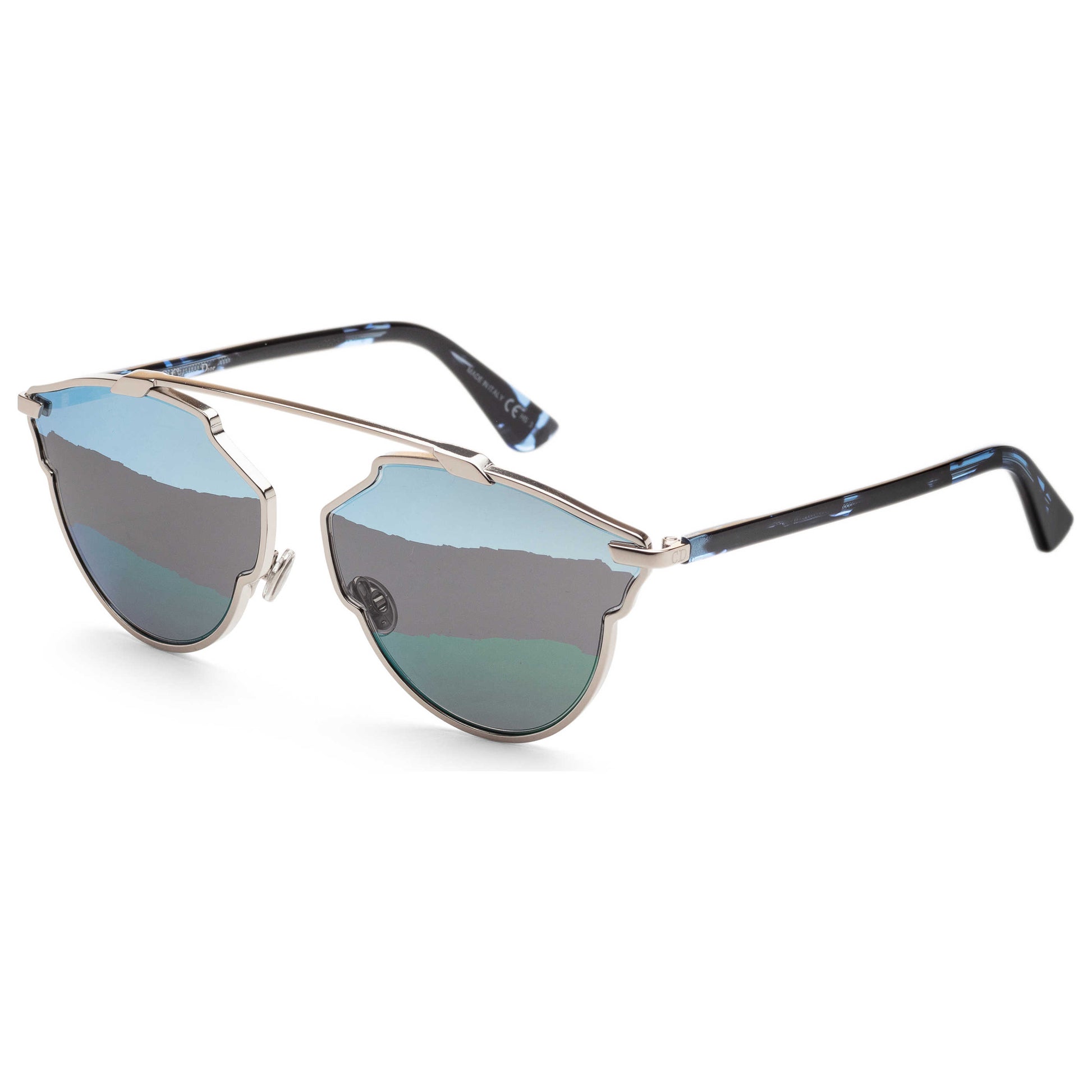 Front view of Christian Dior So Real Women's Sunglasses SOREALAS-03YG-9P