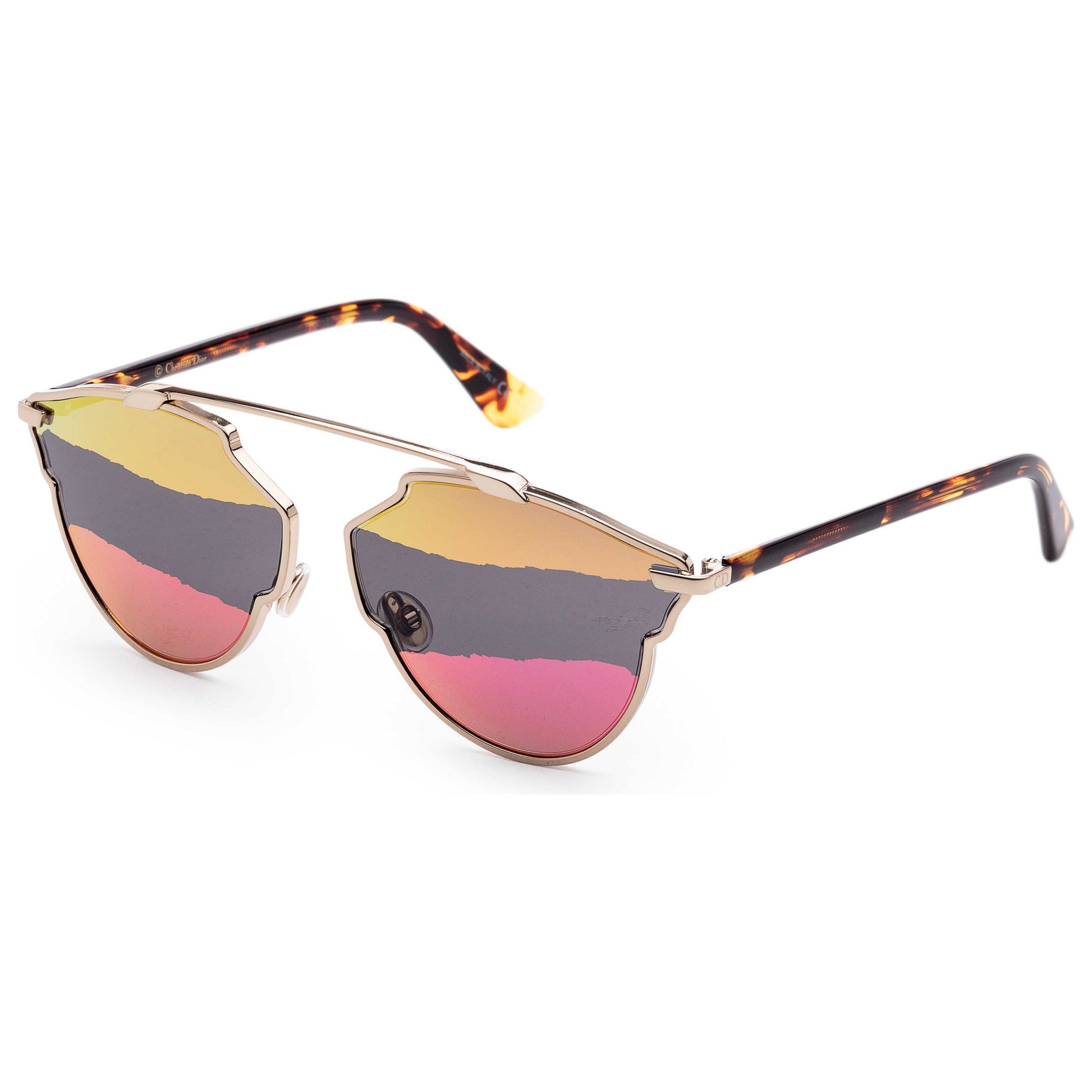 Front view of Christian Dior So Real Women's Sunglasses SOREALAS-0J5G-5A