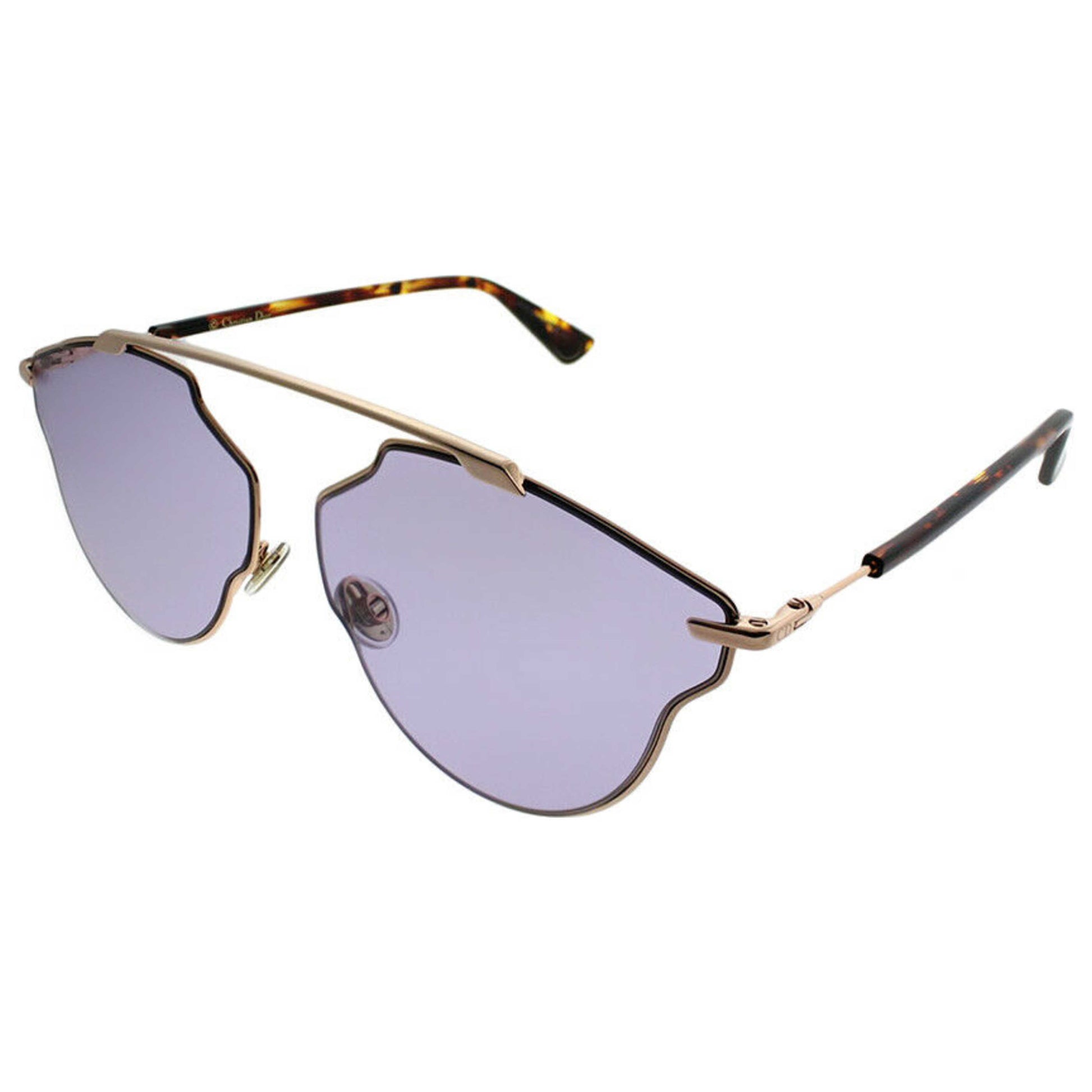 Front view of Christian Dior So Real Unisex Sunglasses SOREALPOPS-006J-59A9