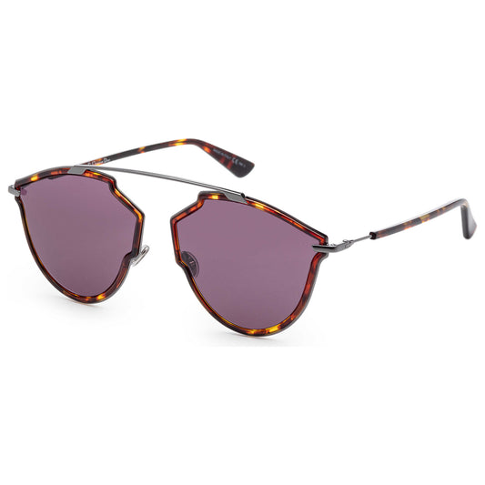 Front view of Christian Dior So Real Women's Sunglasses SOREALRISS-0H2H-UR