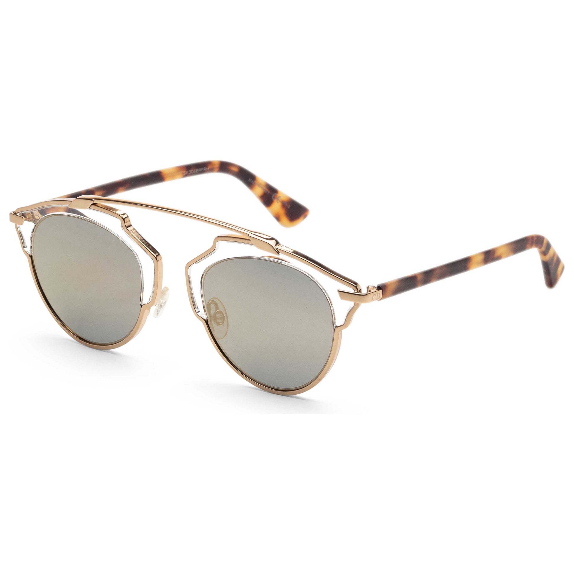 Front view of Christian Dior So Real Women's Sunglasses SOREALS-0YN1-MV