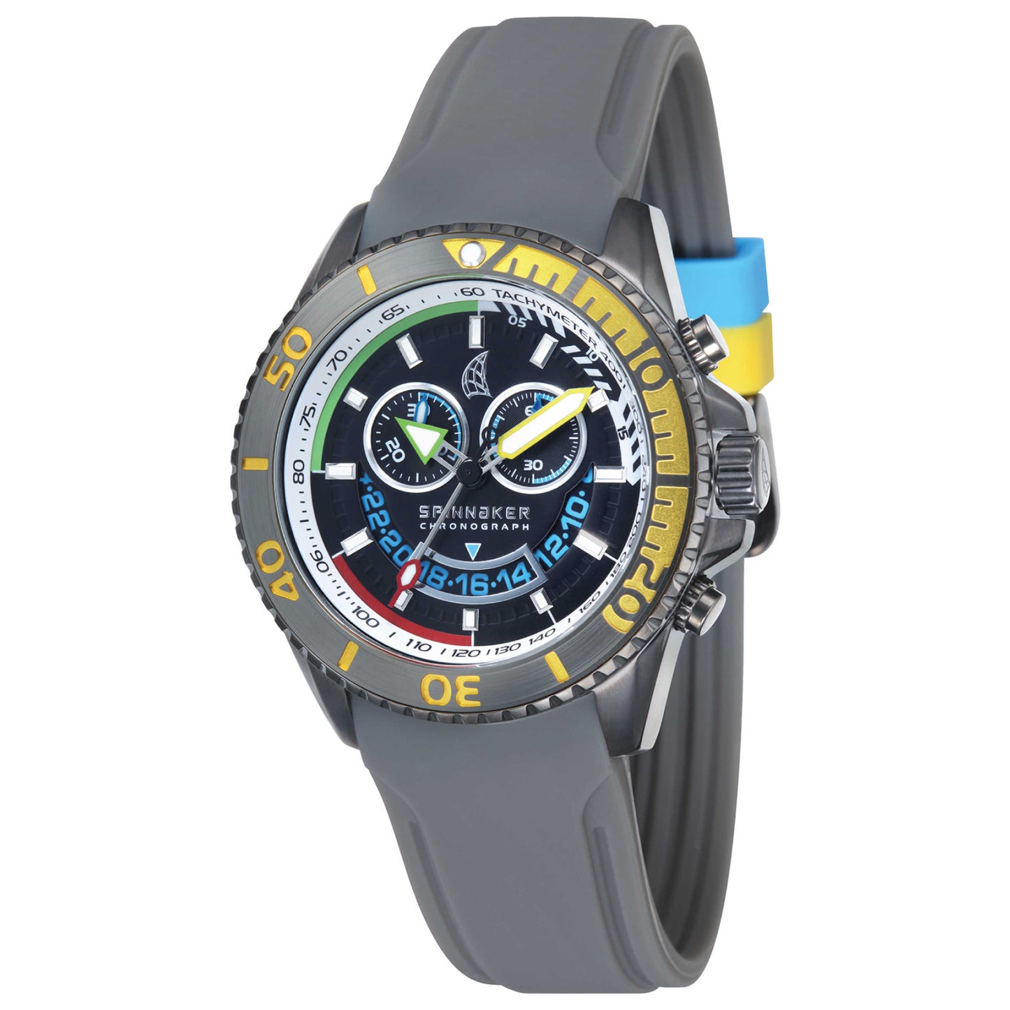 Front view of Spinnaker Amalfi Chrono Men's Quartz Watch SP-5021-02