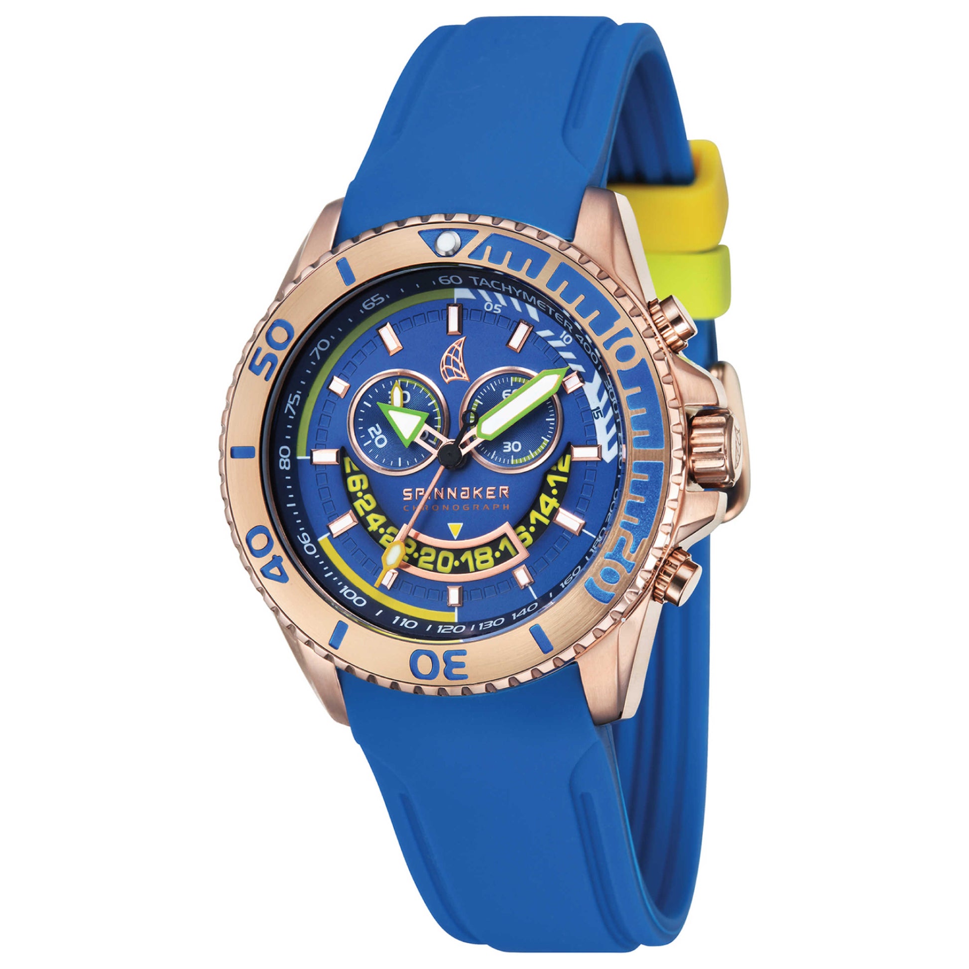 Front view of Spinnaker Amalfi Chrono Men's Quartz Watch SP-5021-03