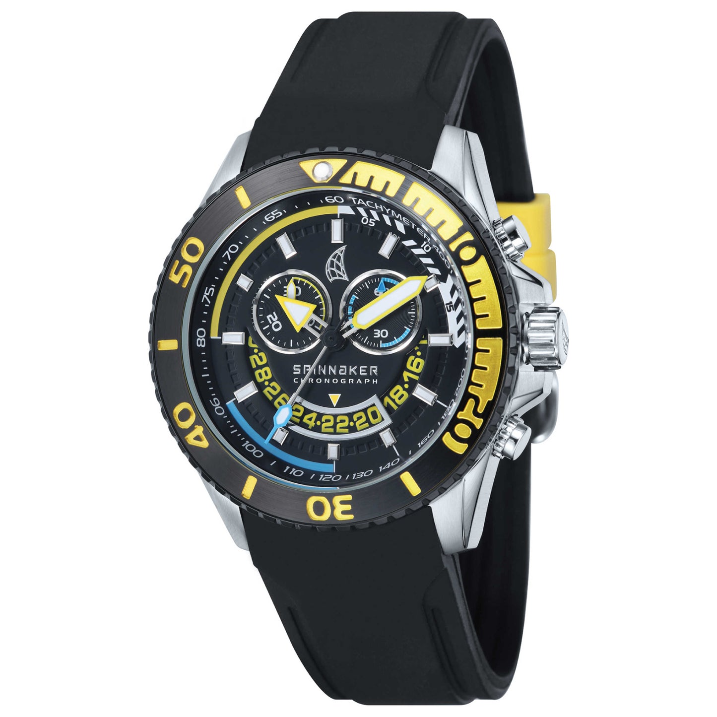 Front view of Spinnaker Amalfi Chrono Men's Quartz Watch SP-5021-07