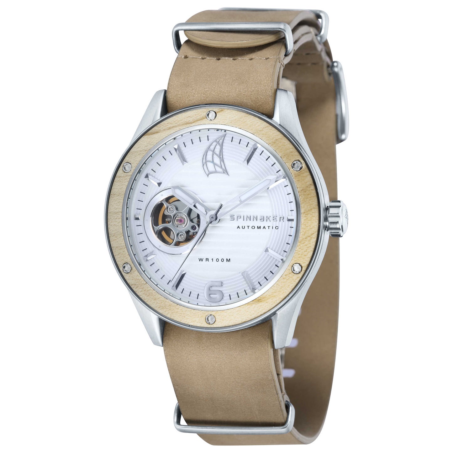 Front view of Spinnaker Sorrento Men's Automatic Watch SP-5034-05