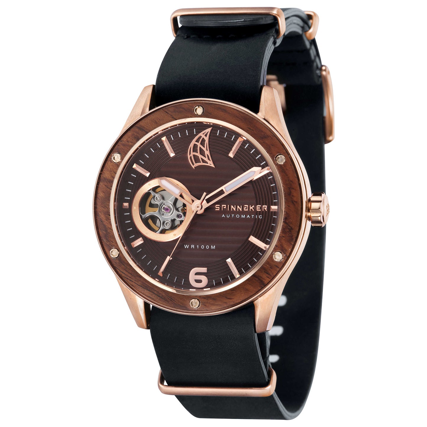 Front view of Spinnaker Sorrento Men's Automatic Watch SP-5034-08