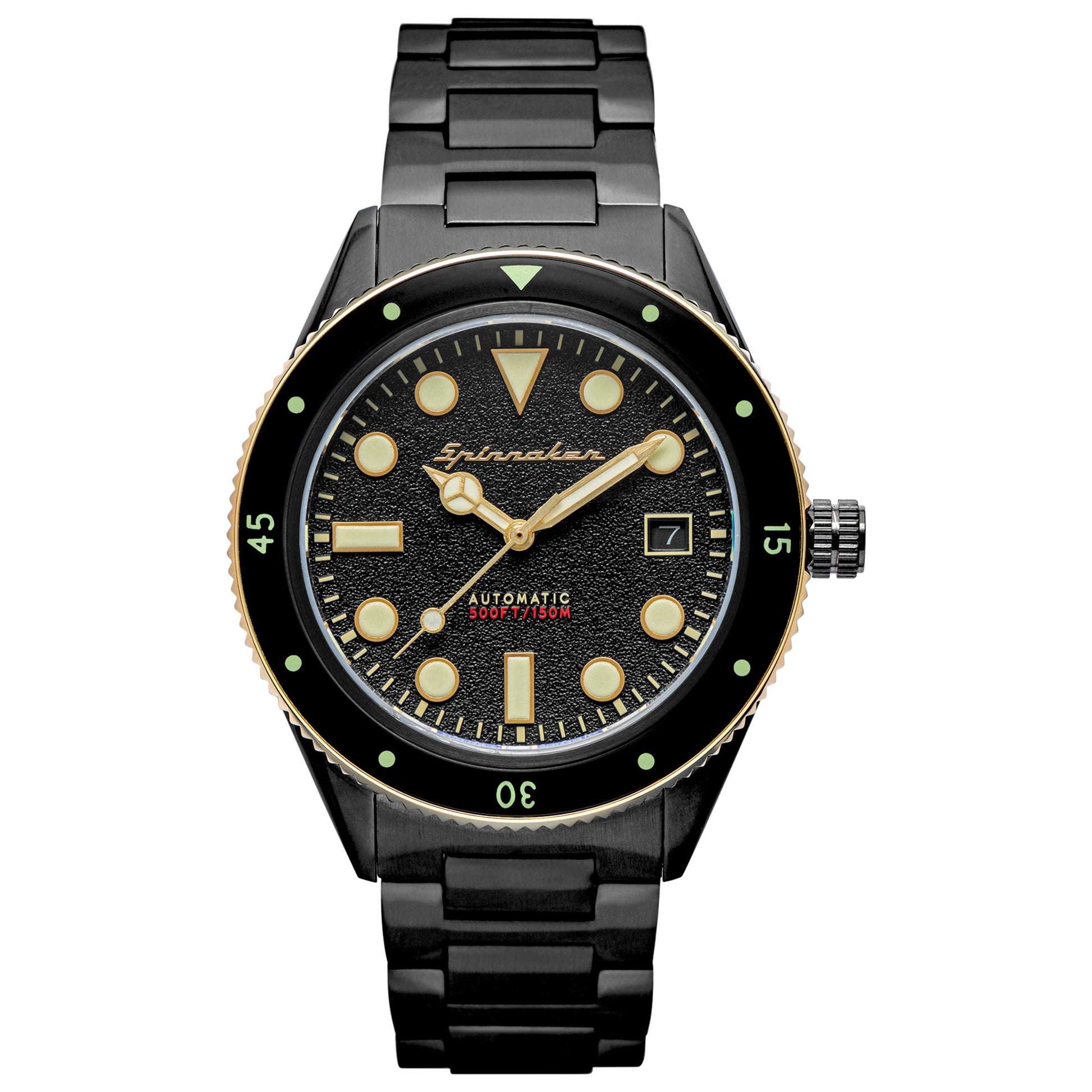 Front view of Spinnaker Cahill Mid-size Men's Automatic Watch SP-5075-33