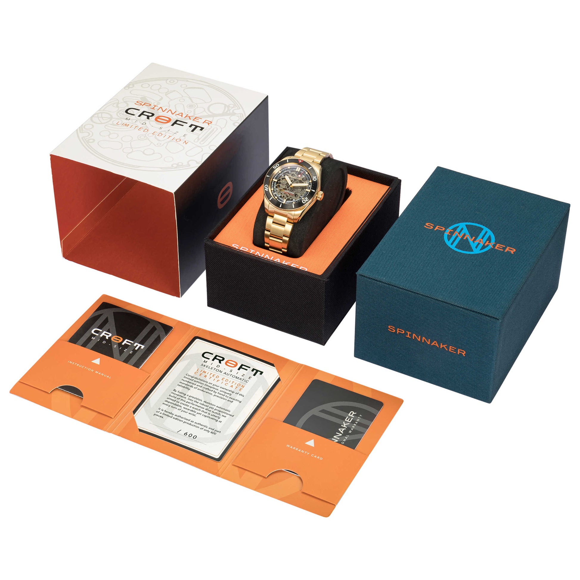 Spinnaker Croft Mid-size Men's Automatic Watch SP-5095-44 - Image #6