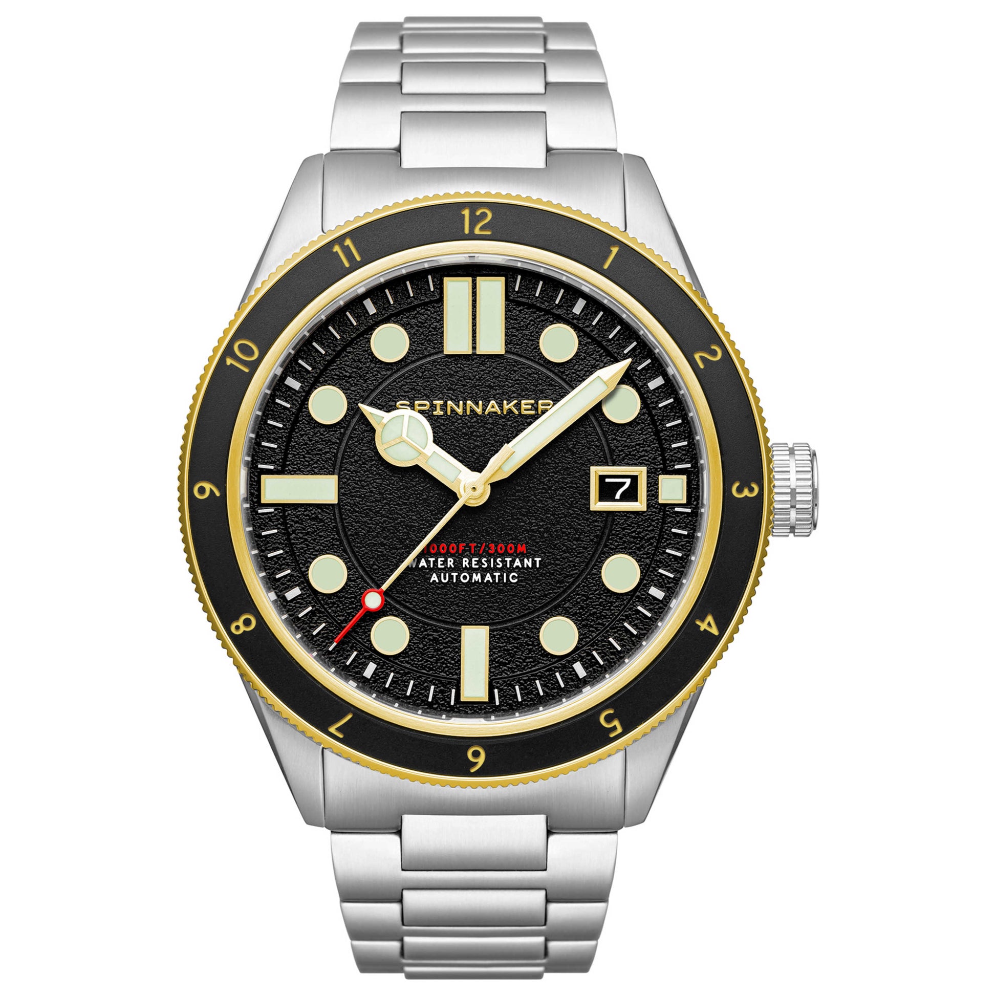 Front view of Spinnaker Cahill 300 Men's Automatic Watch SP-5096-44