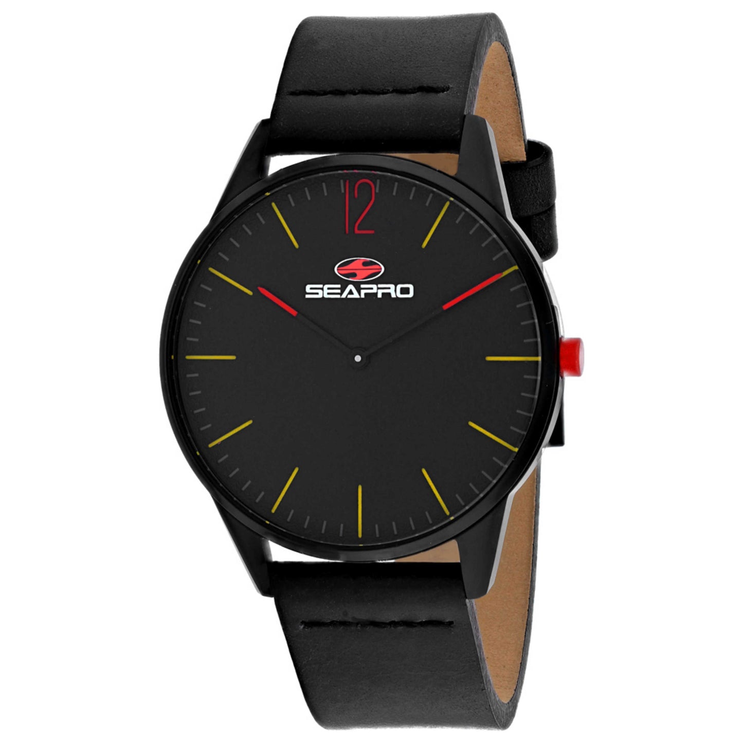 Front view of Seapro Black hole Men's Quartz Watch SP0100