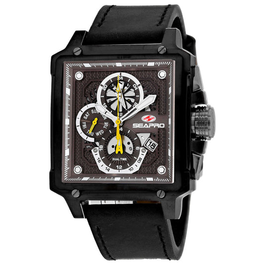 Front view of Seapro Dual Timer Men's Quartz Watch SP0114