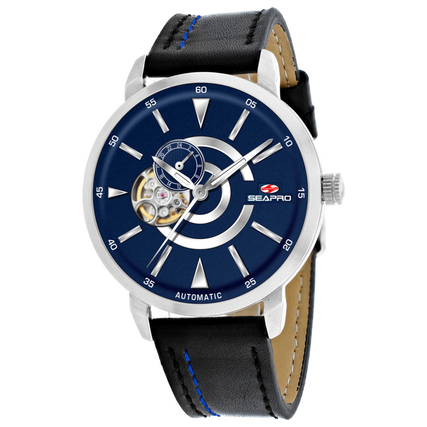 Front view of Seapro Elliptic Men's Automatic Watch SP0143