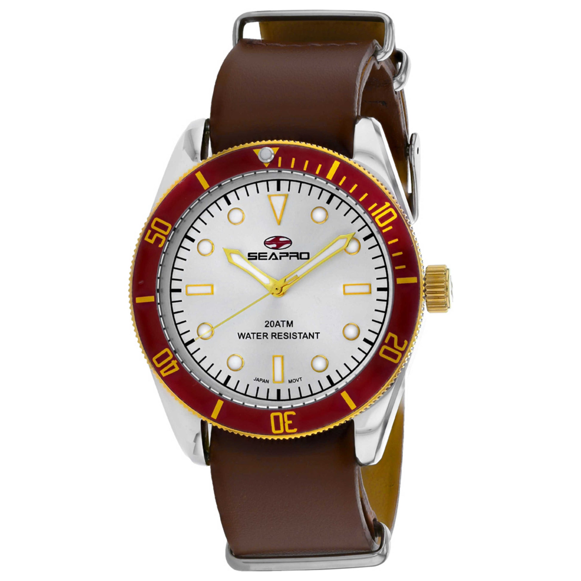 Front view of Seapro Revival Men's Quartz Watch SP0304
