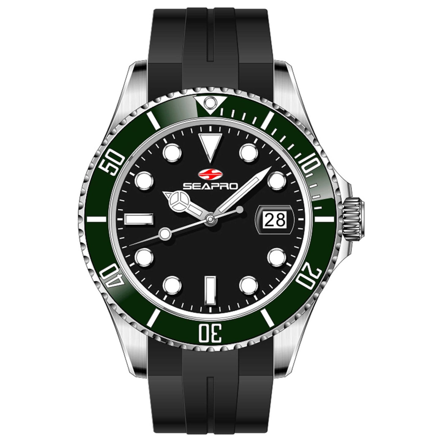 Front view of Seapro Nexus Men's Quartz Watch SP0581