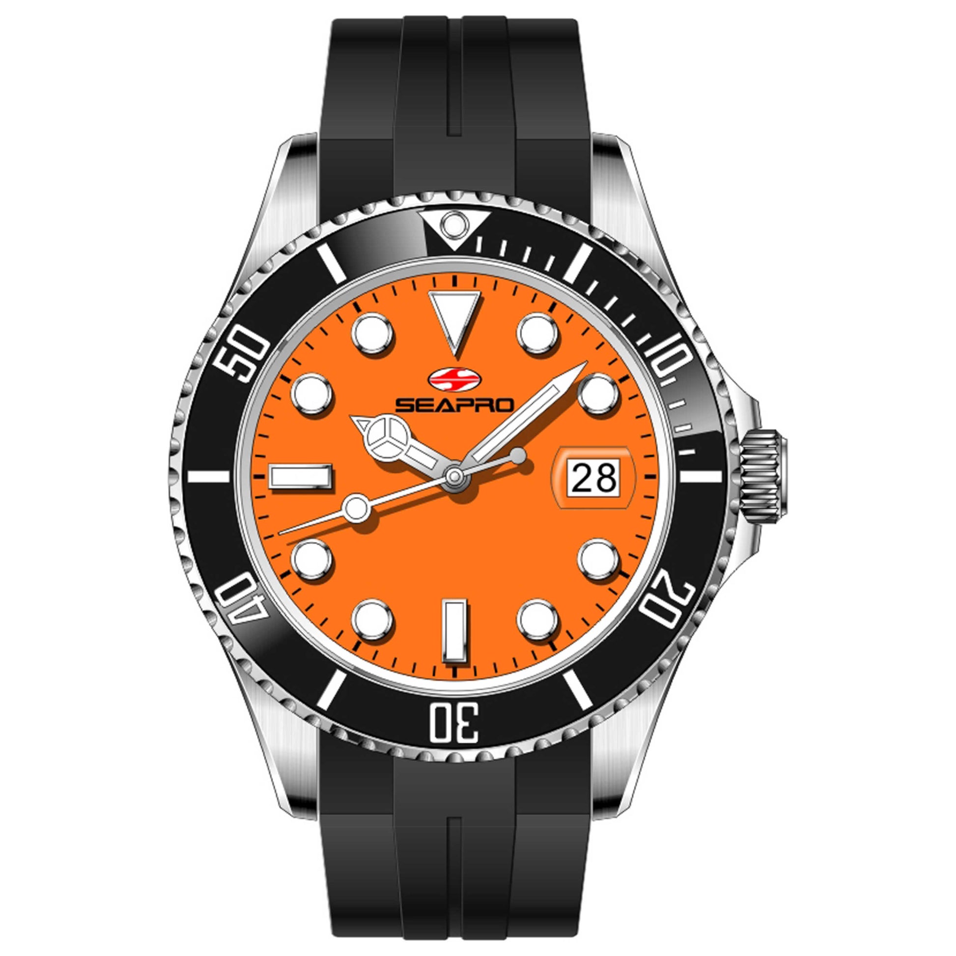 Front view of Seapro Nexus Men's Quartz Watch SP0583