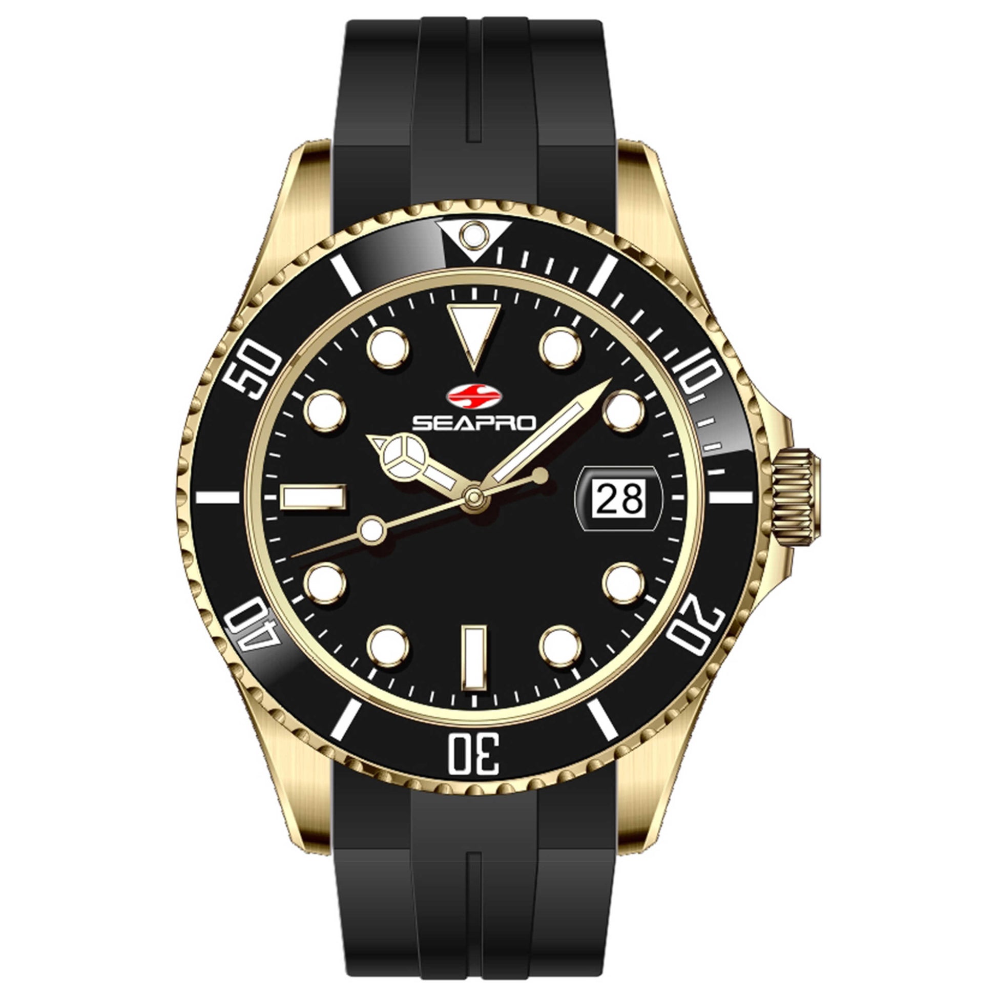 Front view of Seapro Nexus Men's Quartz Watch SP0584
