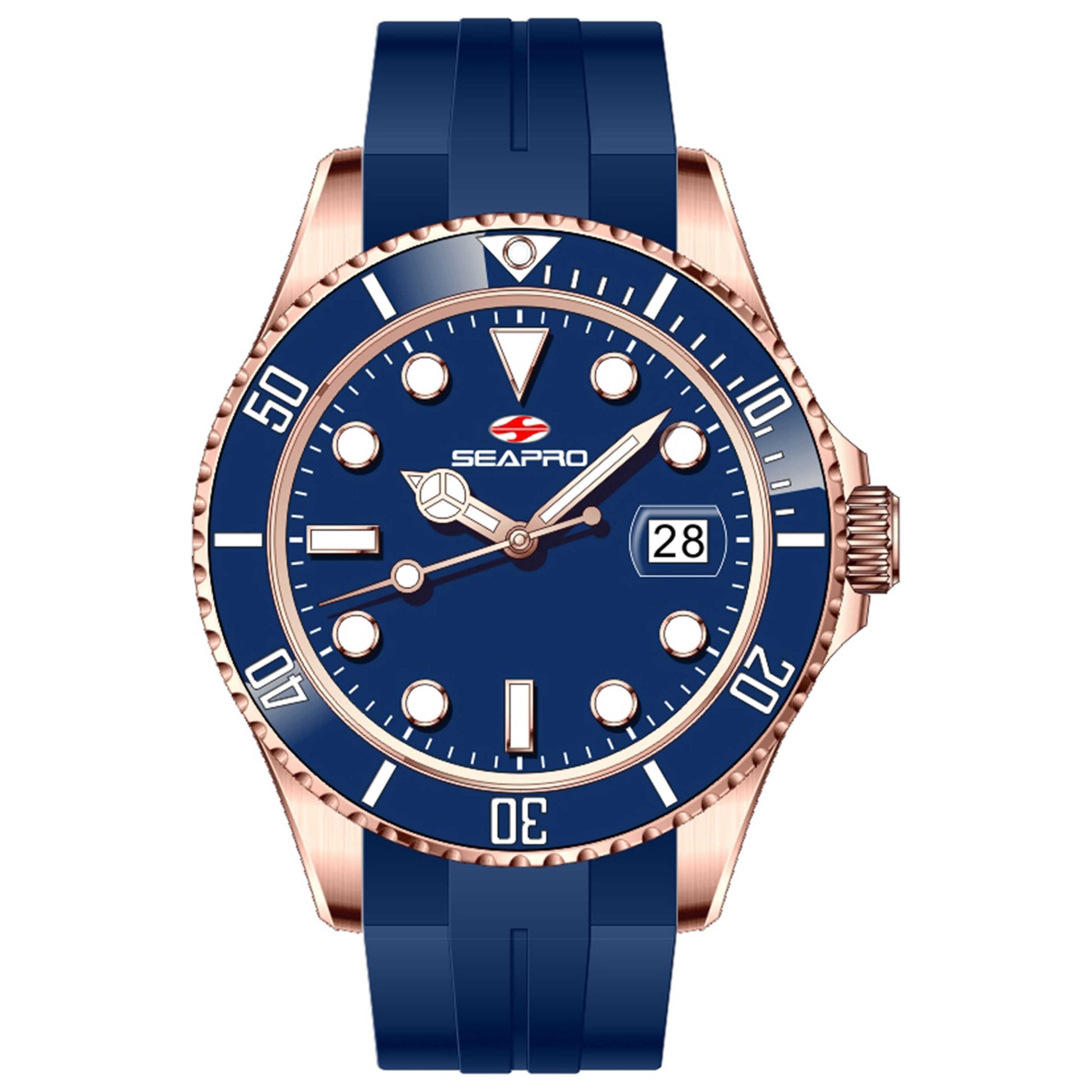 Front view of Seapro Nexus Men's Quartz Watch SP0585