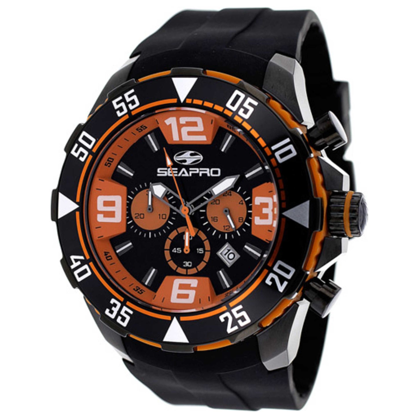 Front view of Seapro Diver Men's Quartz Watch SP1123