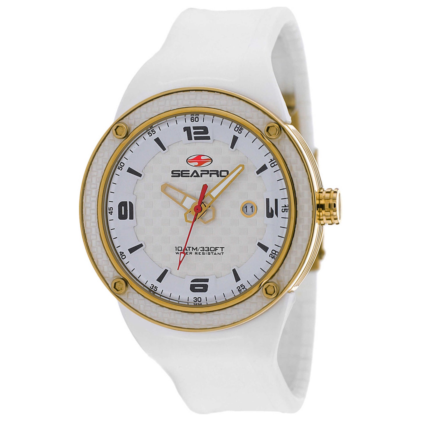 Front view of Seapro Driver Men's Quartz Watch SP2115