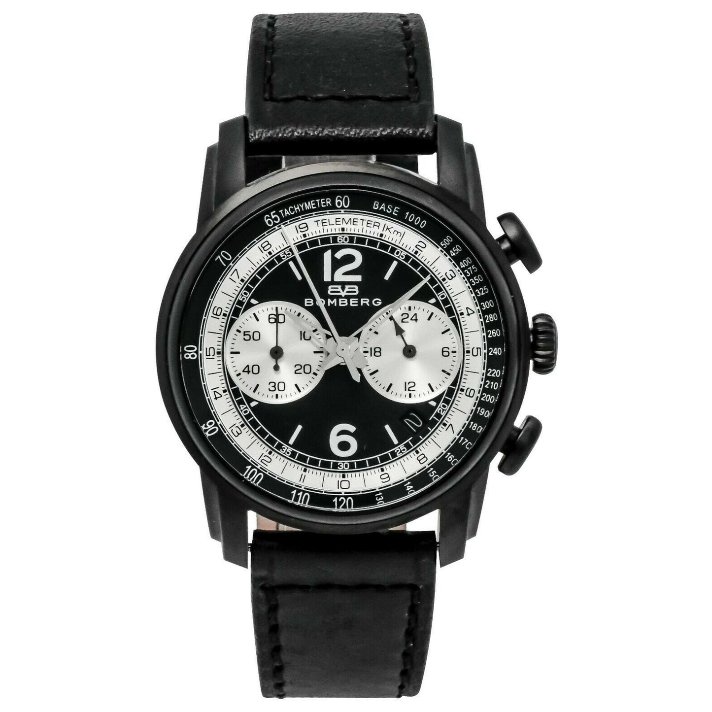 Front view of Bomberg Semper Men's Quartz Watch SP39CHPBA-BA0-3-LBA