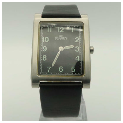 Front view of Skagen Sapphire Men's Quartz Watch SP3LSLB-PO