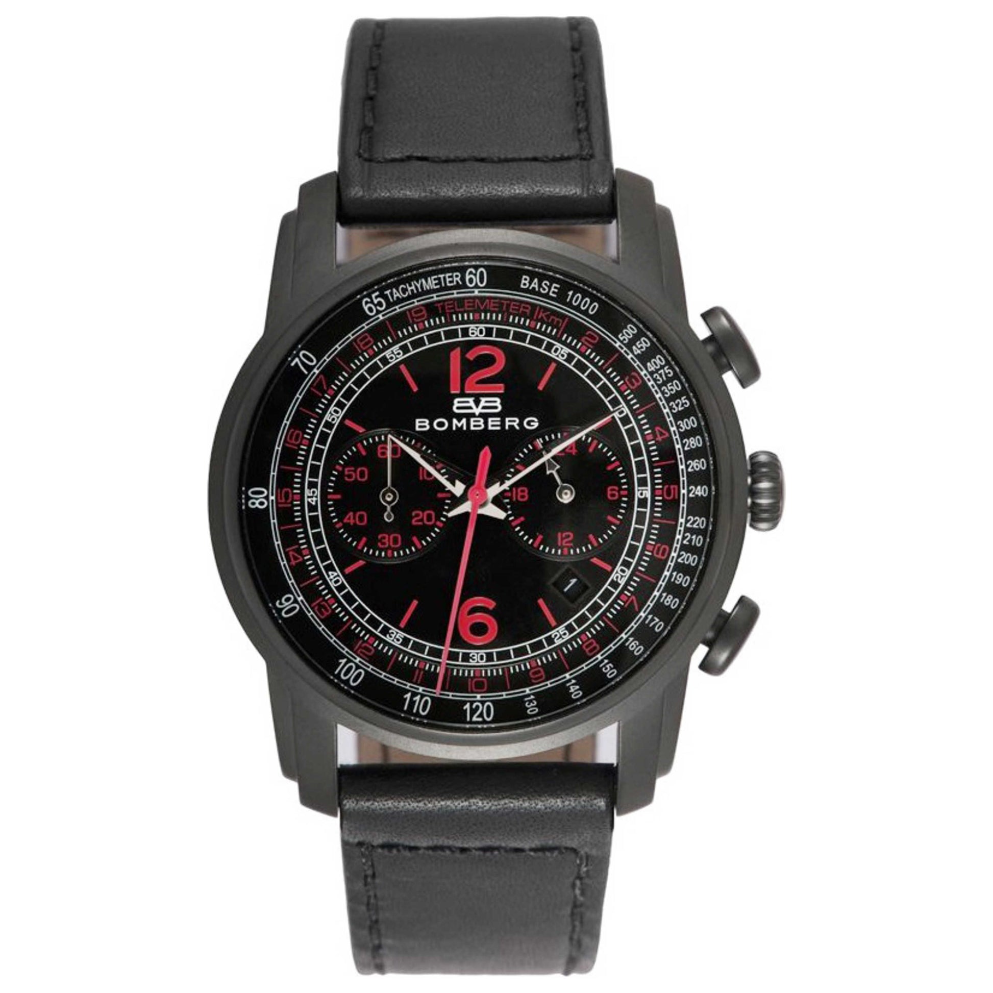 Front view of Bomberg Semper Men's Quartz Watch SP42CHPBA-BA0-2-LBA