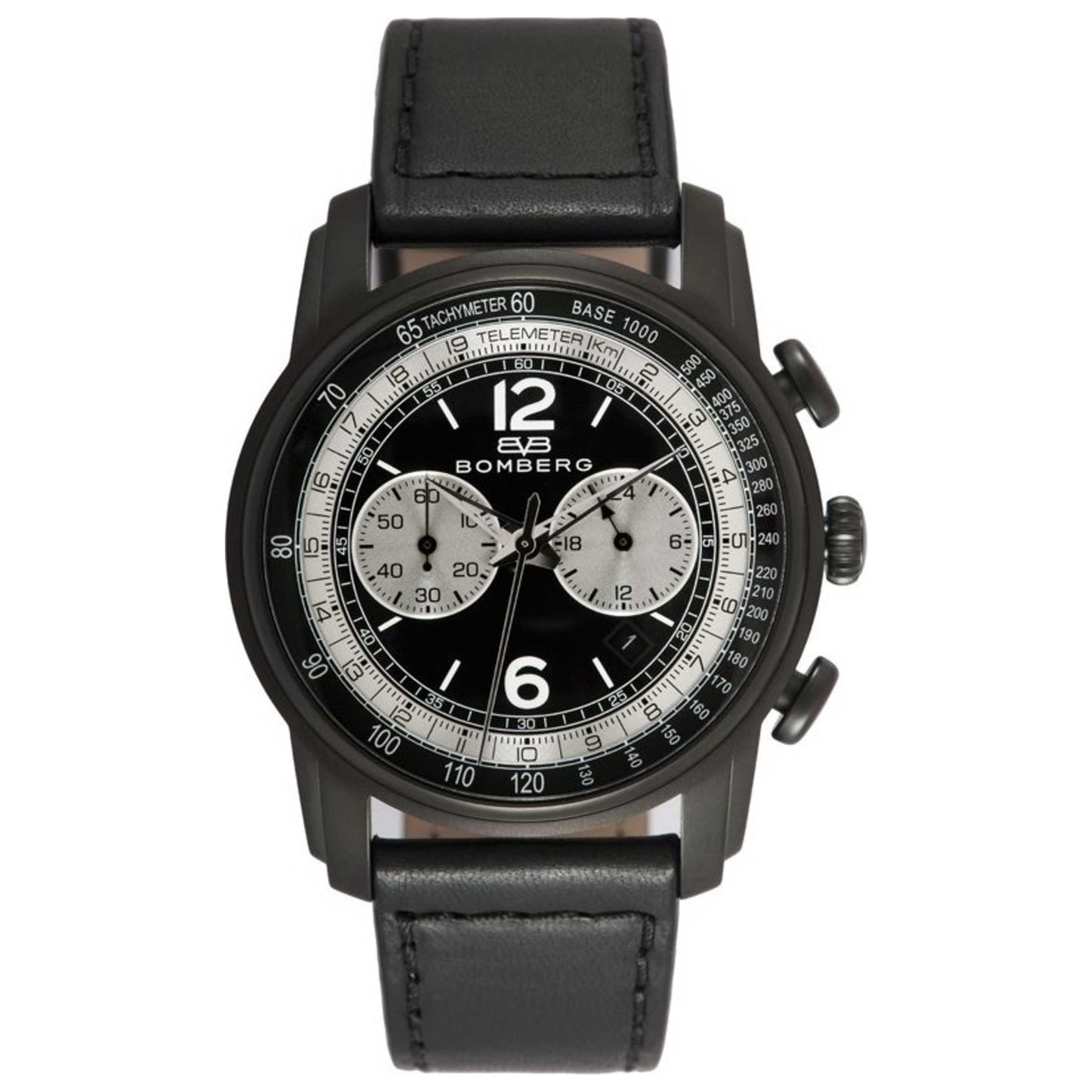 Front view of Bomberg Semper Men's Quartz Watch SP42CHPBA-BA0-3-LBA