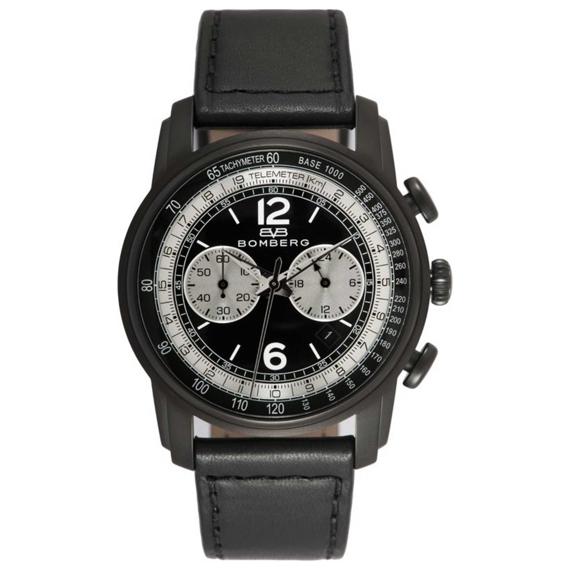 Front view of Bomberg Semper Men's Quartz Watch SP42CHPBA-BA0-3-LBA