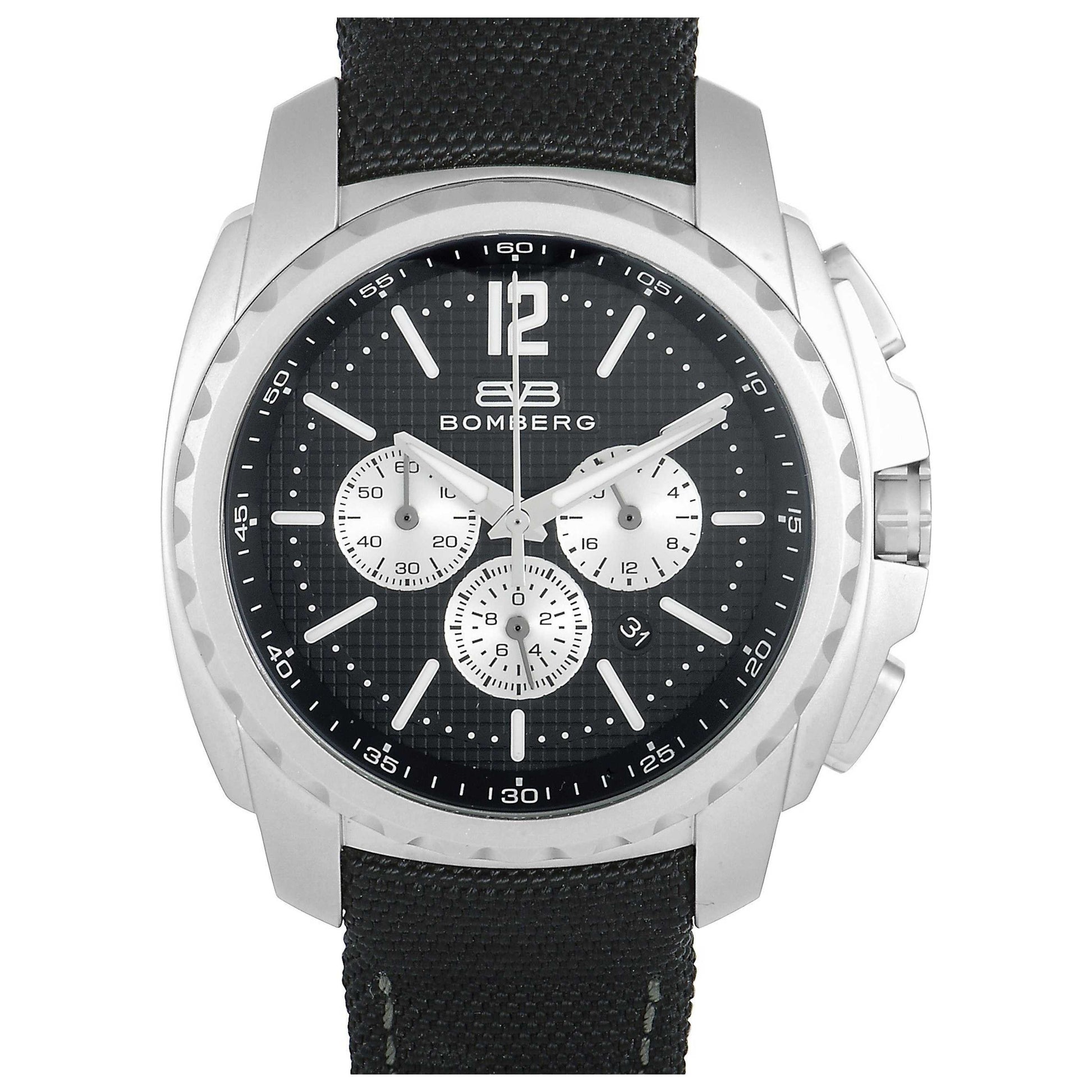 Front view of Bomberg Semper Men's Quartz Watch SP42CHPBA-BE0-1-LBA