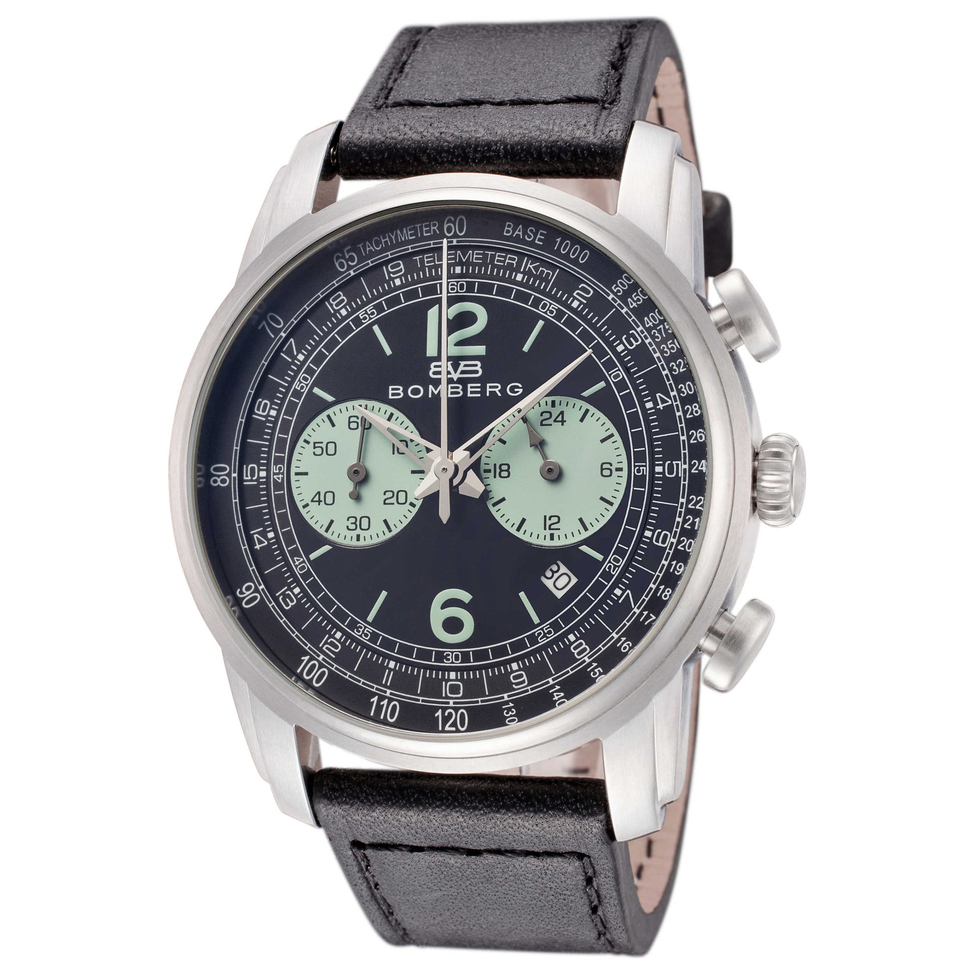 Front view of Bomberg Semper Men's Quartz Watch SP42CHSS-BA0-4-LBA