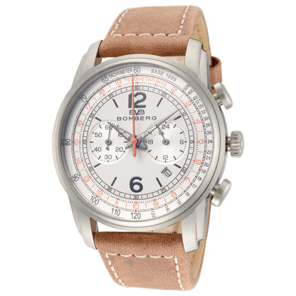 Front view of Bomberg Semper Men's Quartz Watch SP42CHSS-WH0-1-LBE