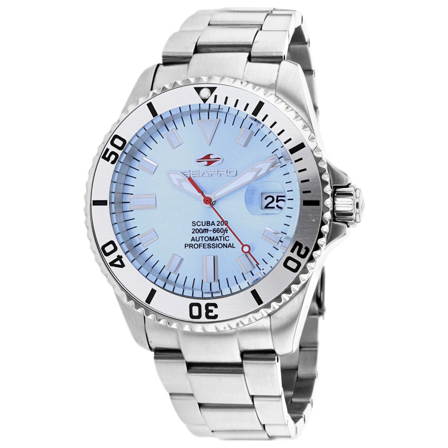 Front view of Seapro Scuba 200 Men's Automatic Watch SP4317