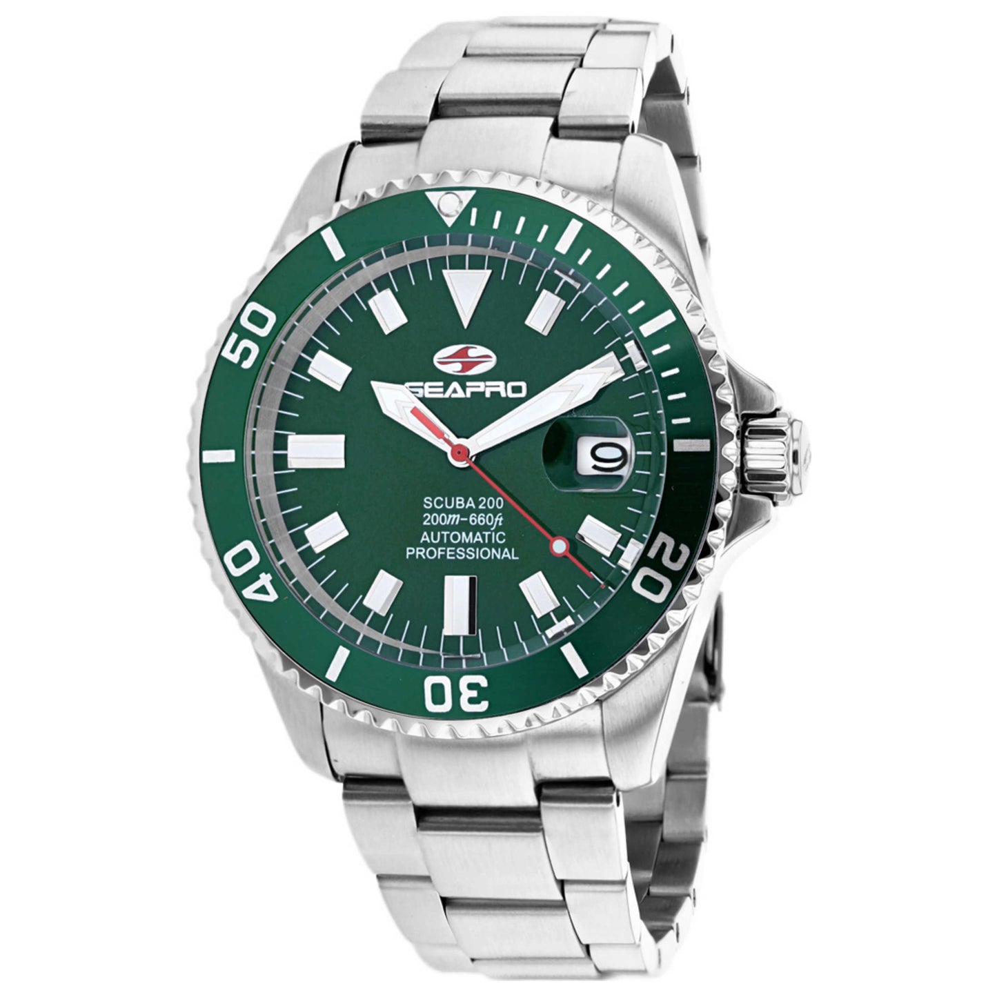 Front view of Seapro Scuba 200 Men's Automatic Watch SP4318