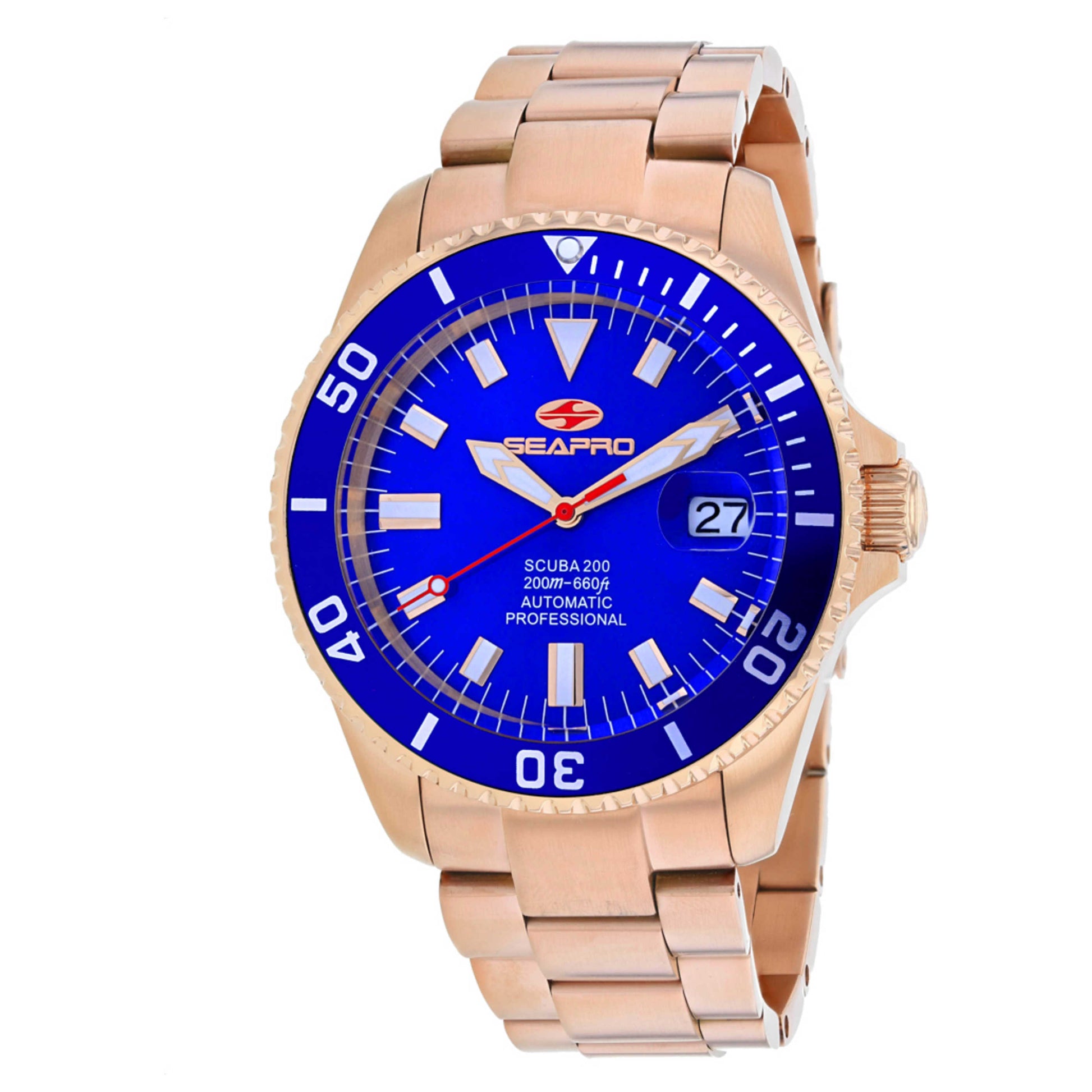 Front view of Seapro Scuba 200 Men's Automatic Watch SP4324