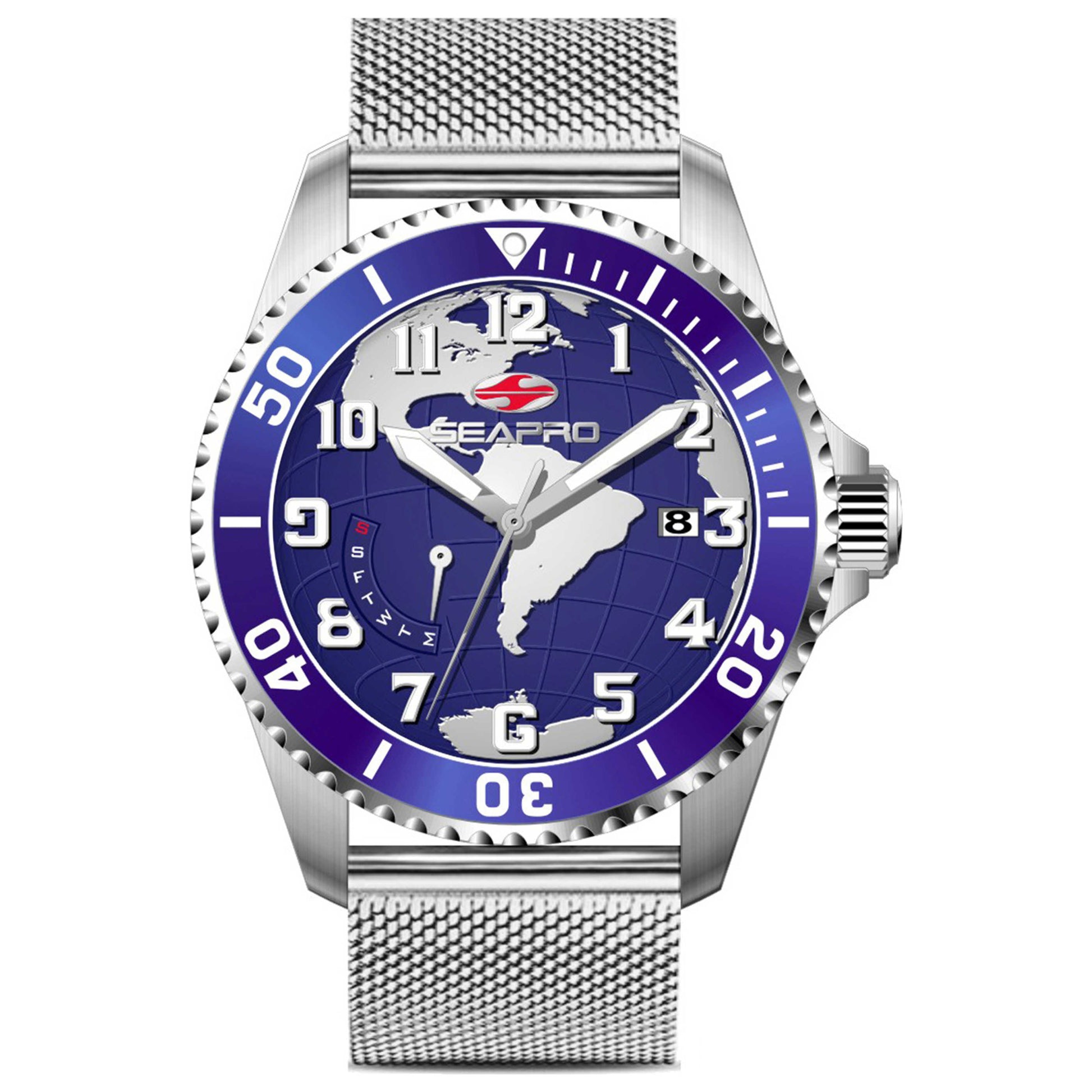 Front view of Seapro Voyager Men's Quartz Watch SP4760