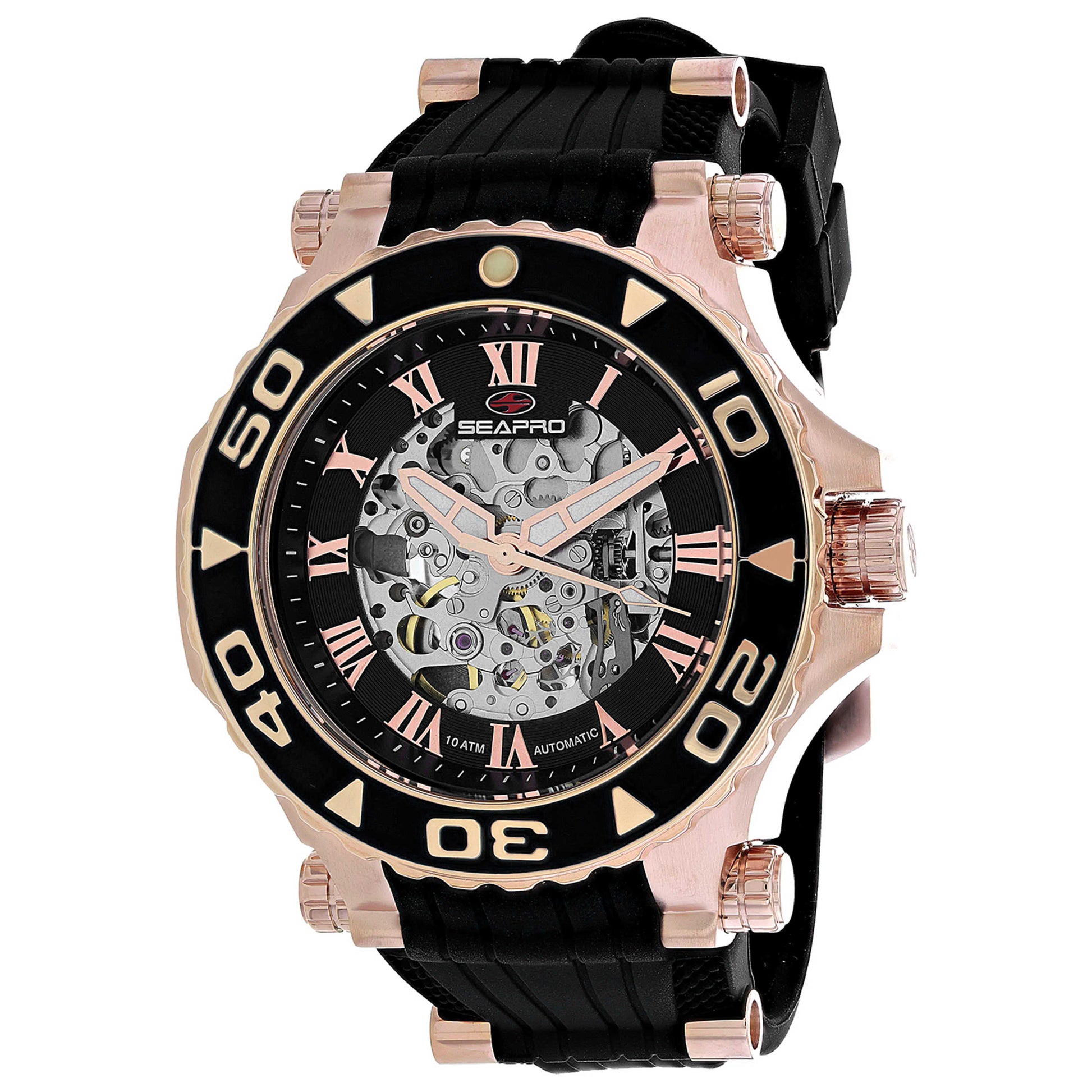 Front view of Seapro Seaway Men's Automatic Watch SP7753